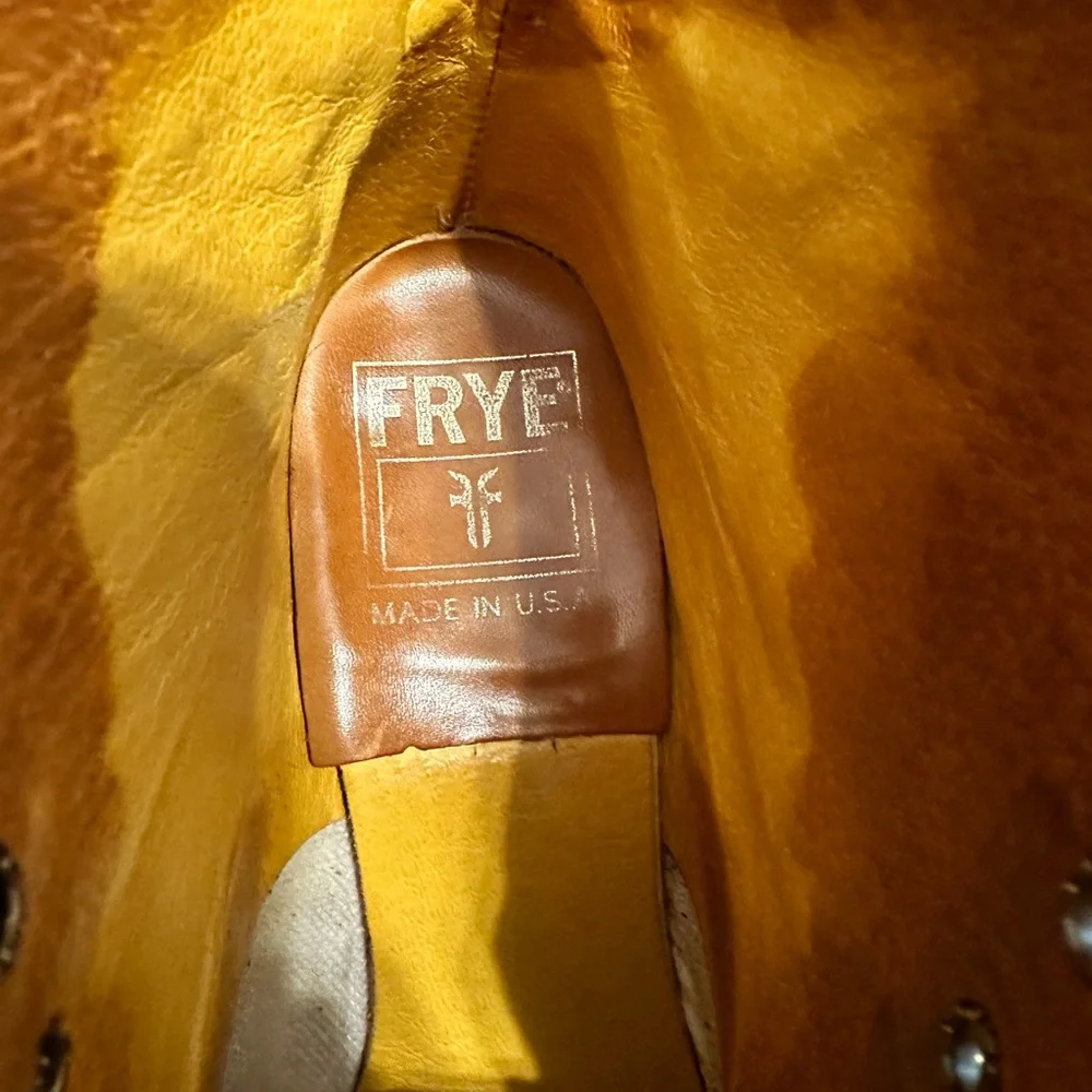 Frye Sabrina leather lace up ankle boot 6.5 - Picture 5 of 16